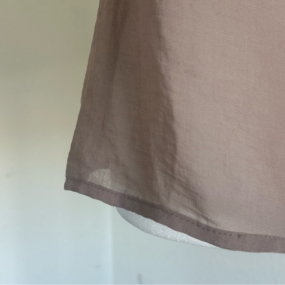 Brown Button Up Ruffle Cami - Picture 8 of 16